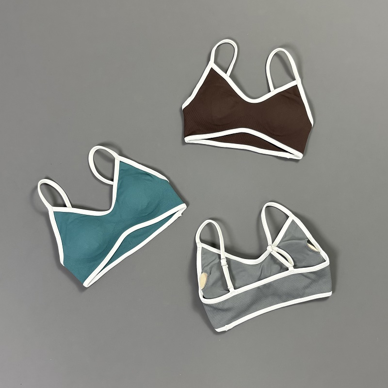 Women Contrastline Yoga Bra V  - огляд і ціна Sports Bra Racerback
