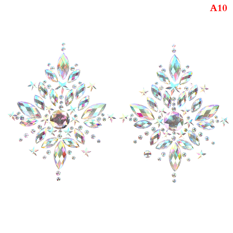 Acrylic Colorful Crystal Breas - огляд і ціна Strapless Bra Adhesive